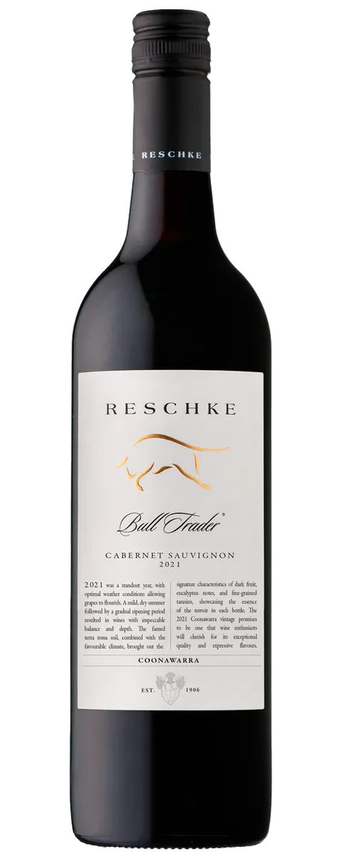 Botella de Reschke Bull Trader Cabernet Sauvignon 2021
